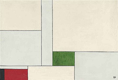 COMPOSITION ÉMANANTE DE L'HYPERBOLE ÉQUILATÈRE XY=K AVEC ACCORD DE VERT ET ROUGE