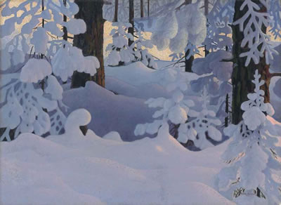 A FOREST IN WINTER