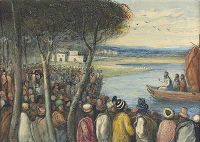 Christ preaching to the multitudes by James Smetham - Auction record, sale price, and art valuation. Compare with similar artists and explore comparable artworks.