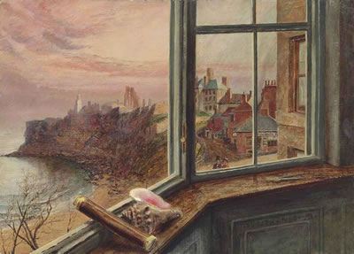 View from the window of Balcony House, Tynemouth