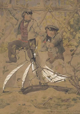 The Packet Delayed by Richard Dadd - Auction record, sale price, and art valuation. Compare with similar artists and explore comparable artworks.