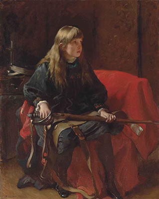 Did you ever kill anybody Father? by Frank Holl - Auction record, sale price, and art valuation. Compare with similar artists and explore comparable artworks.