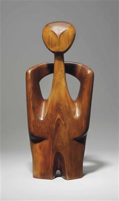 Sample artwork by Frederick Edward (FE) McWilliam (1909 - 1992), known for surrealist social theme sculpture, elongated figure - View similar artists and auction records