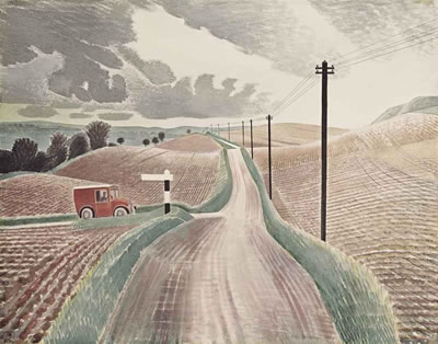 Wiltshire Landscape by Eric William Ravilious - Auction record, sale price, and art valuation. Compare with similar artists and explore comparable artworks.
