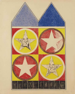 Study for Four Stars