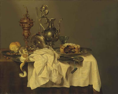 Sample artwork by Willem Claesz Heda (c.1596 - 1680), known for still-life painting - View similar artists and auction records