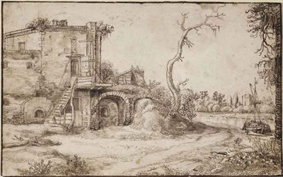 Sample artwork by Jan Van de Velde II (1593 - 1641), known for land-and cityscape, figure and genre painting, engraving, teaching - View similar artists and auction records