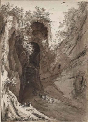 The Grotto of Virgil at Posillipo near Naples by Willem Schellinks - Auction record, sale price, and art valuation. Compare with similar artists and explore comparable artworks.