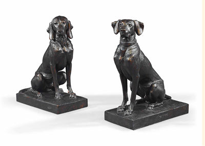 Sample artwork by Alfred Jacquemart (1824 - 1896), known for animal sculpture, animalier, dog specialty - View similar artists and auction records