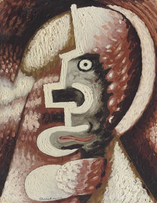 Portrait of Serge Charchoune: Self-portrait