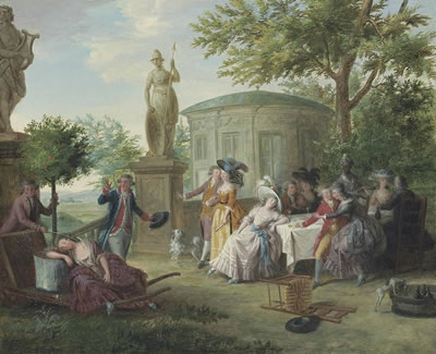 Sample artwork by Nicolas Lavreince (1737 - 1807), known for miniature painting in gouache - View similar artists and auction records