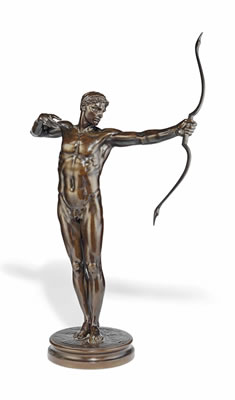 Teucer by Hamo (Sir) Thornycroft - Auction record, sale price, and art valuation. Compare with similar artists and explore comparable artworks.