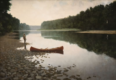 Genesee River at Mudville, 2003