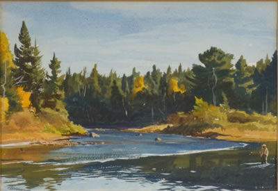 Salmon Fishing, Cains River