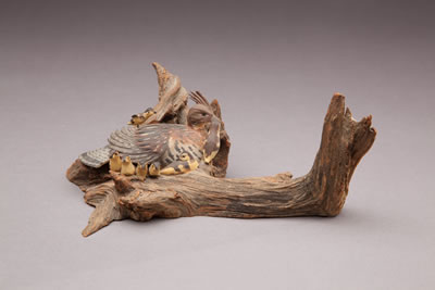 Miniature Ruffed Grouse Family by Russ P Burr - Auction record, sale price, and art valuation. Compare with similar artists and explore comparable artworks.