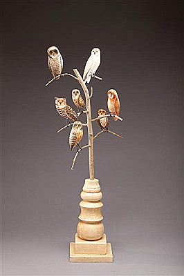Miniature Owl Tree