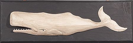 White Sperm Whale Plaque