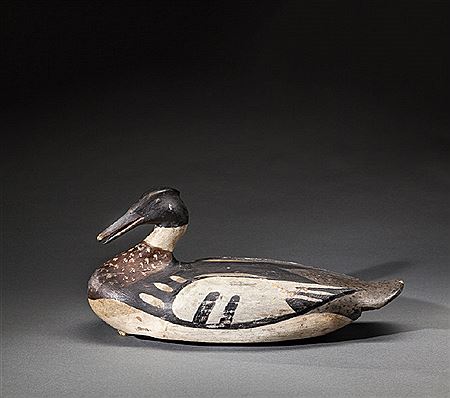 Sample artwork by Augustus Aaron Wilson (1864 - 1950), known for folk art, decoy carving - View similar artists and auction records