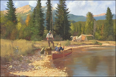 Camp on the Flathead