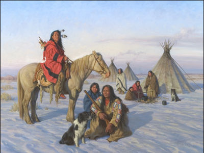 Winter Camp by Robert Duncan - Auction record, sale price, and art valuation. Compare with similar artists and explore comparable artworks.
