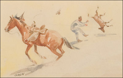 Cowboy Calf Roping
