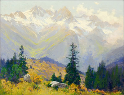 AFTERNOON AUTUMN, SAN JUAN MOUNTAINS, COLORADO