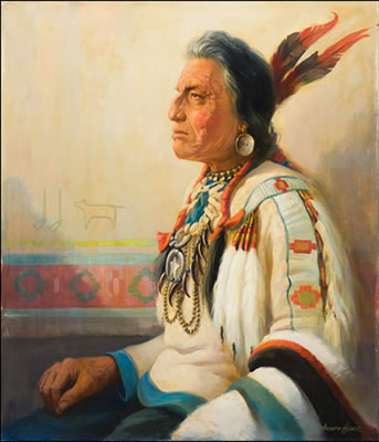 CHIEF TWO GUNS WHITE CALF