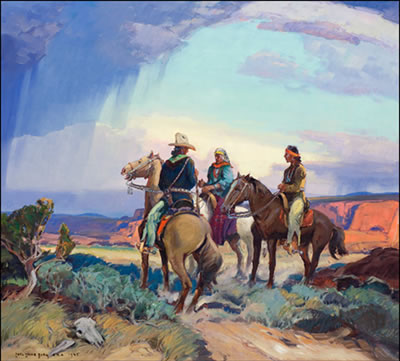 THE NAVAJO HORSEMAN
