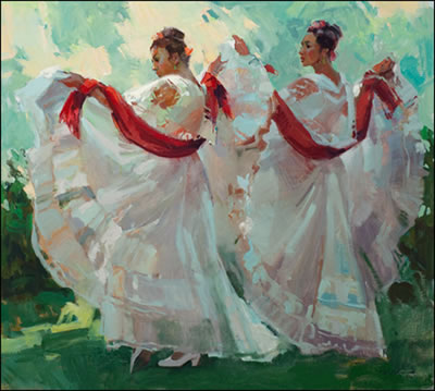 DANCERS IN WHITE
