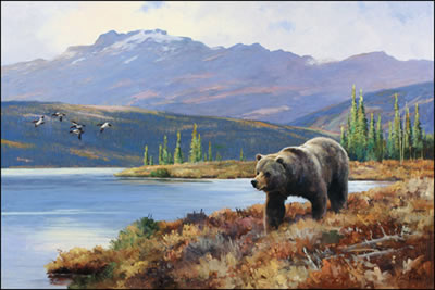 TUNDRA LAKE-GRIZZLY