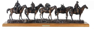 Sample artwork by Bob Scriver (1914 - 1999), known for animal and western sculpture - View similar artists and auction records