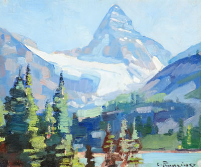 Mt. Assiniboine from Sunburst Lake
