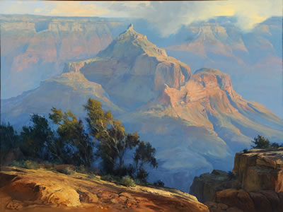 Misty Morning by Ralph Love - Auction record, sale price, and art valuation. Compare with similar artists and explore comparable artworks.