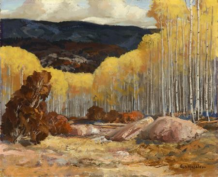 Quaking Aspens in Autumn