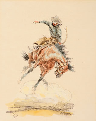 Cowboys on Horseback: A Suite of Four (2)