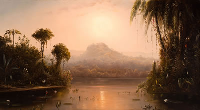 Guayaquil River, Ecuador, South America (1881)