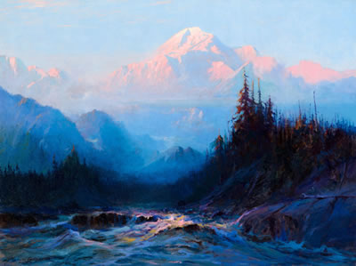 Mt. McKinley Above the Tokosheetna (1925)