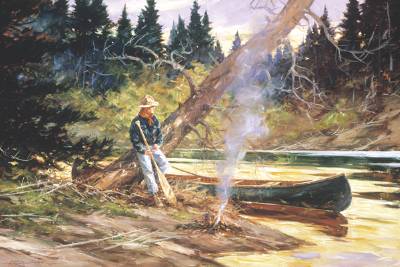 Sample artwork by John Swan (Born 1948), known for sporting art painting-hunting and fishing - View similar artists and auction records