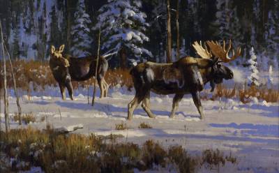 Peak of the Rut by David Charles Wade - Auction record, sale price, and art valuation. Compare with similar artists and explore comparable artworks.