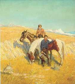 The Oregon Trail by Charles Hargens - Auction record, sale price, and art valuation. Compare with similar artists and explore comparable artworks.