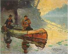Canoe Trip by Benton Henderson Clark - Auction record, sale price, and art valuation. Compare with similar artists and explore comparable artworks.