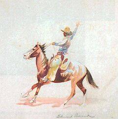 Cowboy on a Horse