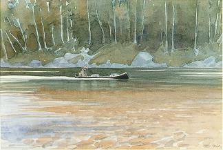 Canoe in the Woods