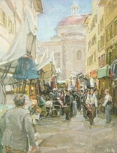 Sample artwork by Mark Daily (Born 1944), known for figure, landscape, still life - View similar artists and auction records