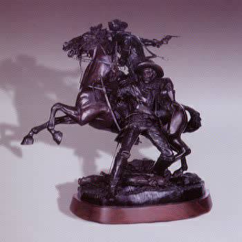 Sample artwork by James Muir (Born 1945), known for bronze allegorical and history figure sculpture - View similar artists and auction records