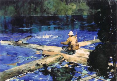 Fly Fishing by Roy Martell Mason - Auction record, sale price, and art valuation. Compare with similar artists and explore comparable artworks.