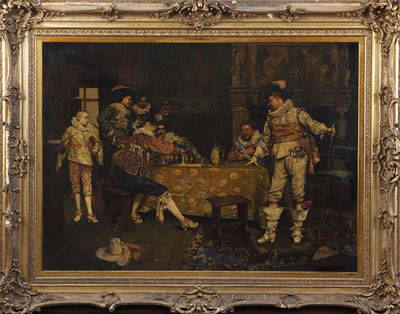 Sample artwork by Adolphe Alexandre Lesrel (1839 - 1929), known for figure painting - View similar artists and auction records