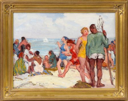 Figures on the Beach