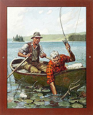 Sports Afield Painting