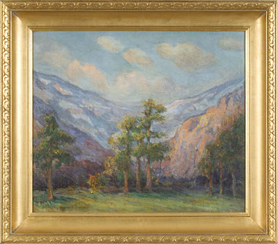 Impressionist Landscape with Mountains by Charles Svendsen - Auction record, sale price, and art valuation. Compare with similar artists and explore comparable artworks.